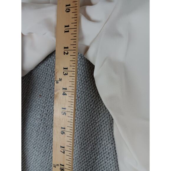 Taylor Brooke Canada Pants Womens 8 30X33 Cream Flare Leg High Waist - Picture 11 of 14